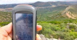 Gps en Sierra Calderina y Pico Chupadero. Montes de Toledo. Madridejos, Castilla la Mancha.
