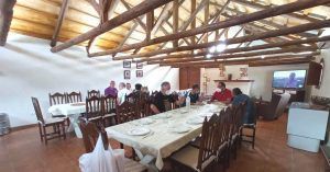 Gran Comedor de la Casa Rural Los Porches. Montes de Toledo. Madridejos, Toledo. Castilla La Mancha.
