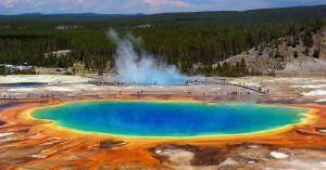 Gran Fuente Prismática, Parque Nacional de Yellowstone. Estados Unidos.