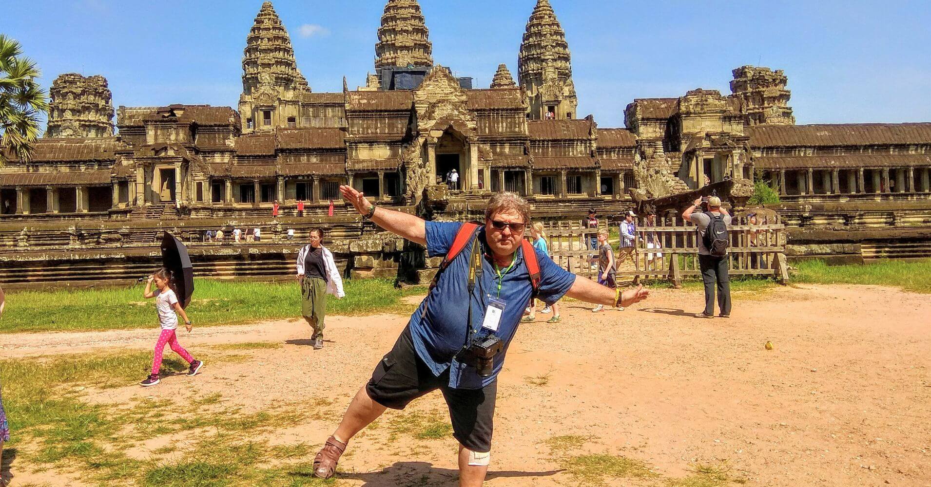 Gran Templo en Angkor What. Siem Reap. Camboya.
