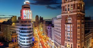 Gran Vía. Madrid.