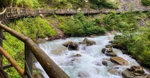 Groppensteinschlucht, Obervellach. Mölltal, Raufen. Carintia, Austria.