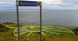 Hamarsrett. Península de Vatnsnes. Hvammstangi. Norðurland Vestra. Islandia.
