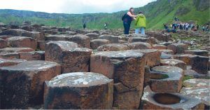 Hexágonos de la Calzada del Gigante. Causeway Coast and Glens. Bushmills, Irlanda del Norte.