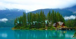 Hotel Emerald Lake, Parque Nacional Yoho. Columbia Británica. Canadá.