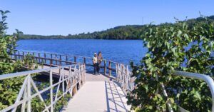 Hunters Bay Trail. Parque Provincial Algonquin. Ontario, Canadá.