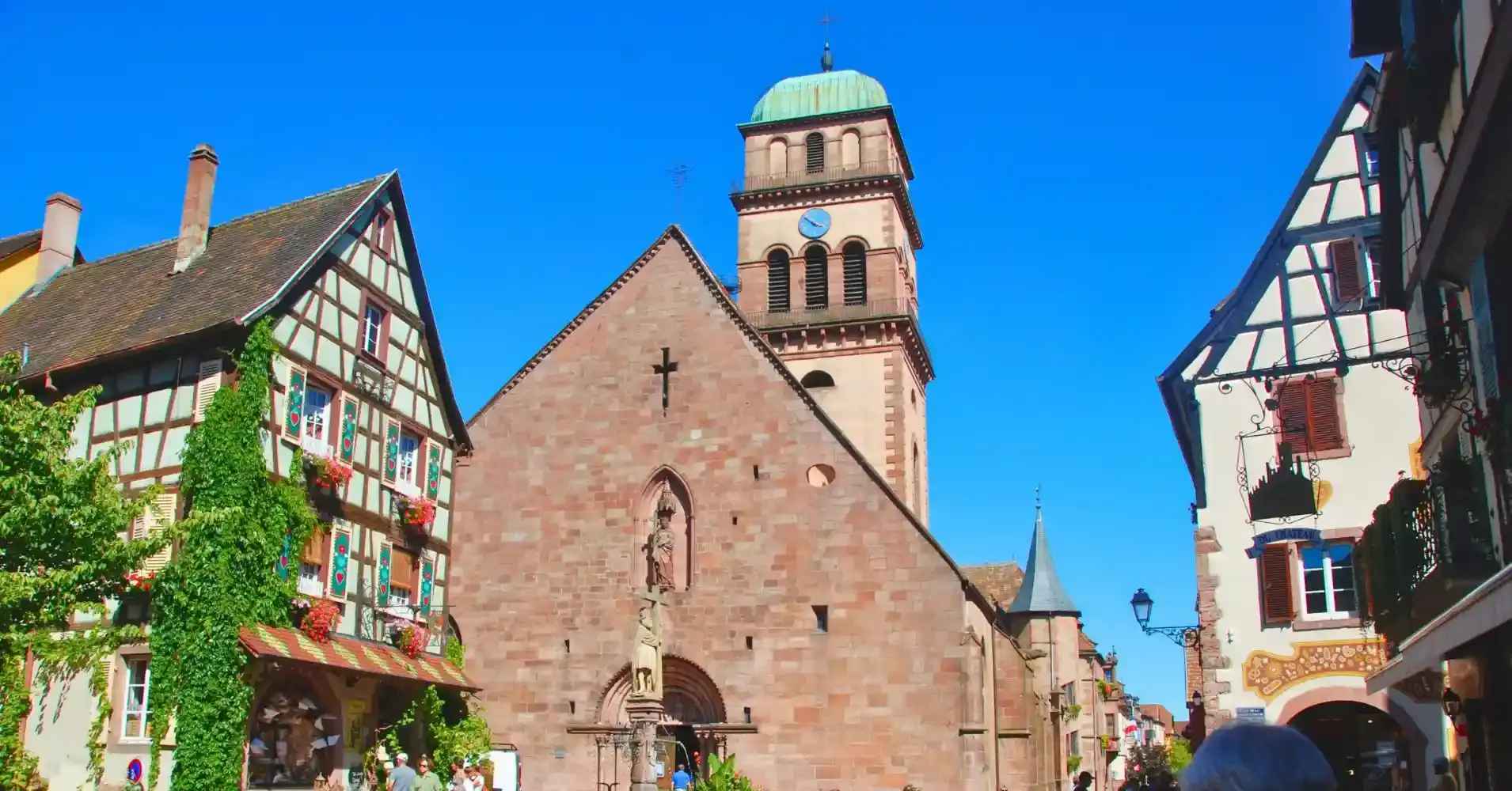Iglesia de Kayserberg en Alsacia.