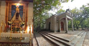 Imagen de Nuestra Señora de La Virgen de Gracia. Bosque de La Herrería. Madrid.