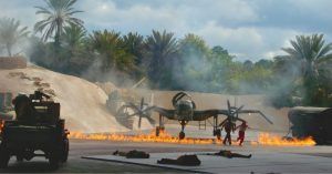 Indiana Jones y En Busca del Arca Perdida en Hollywood Studios. Orlando, Florida. Estados Unidos.