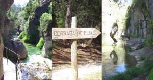 Indicador Cerrada de Elías. Sierra de Cazorla. Jaén, Andalucía.