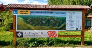 Información Cañón Suchá Belá, Parque Nacional Paraíso Eslovaco. Eslovaquia.