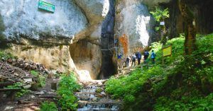 Inicio del Cañón de las Siete Escaleras (Canionul Sapte Scări). Montes Cárpatos. Timisu de Jos. Brasov. Transilvania. Rumanía.