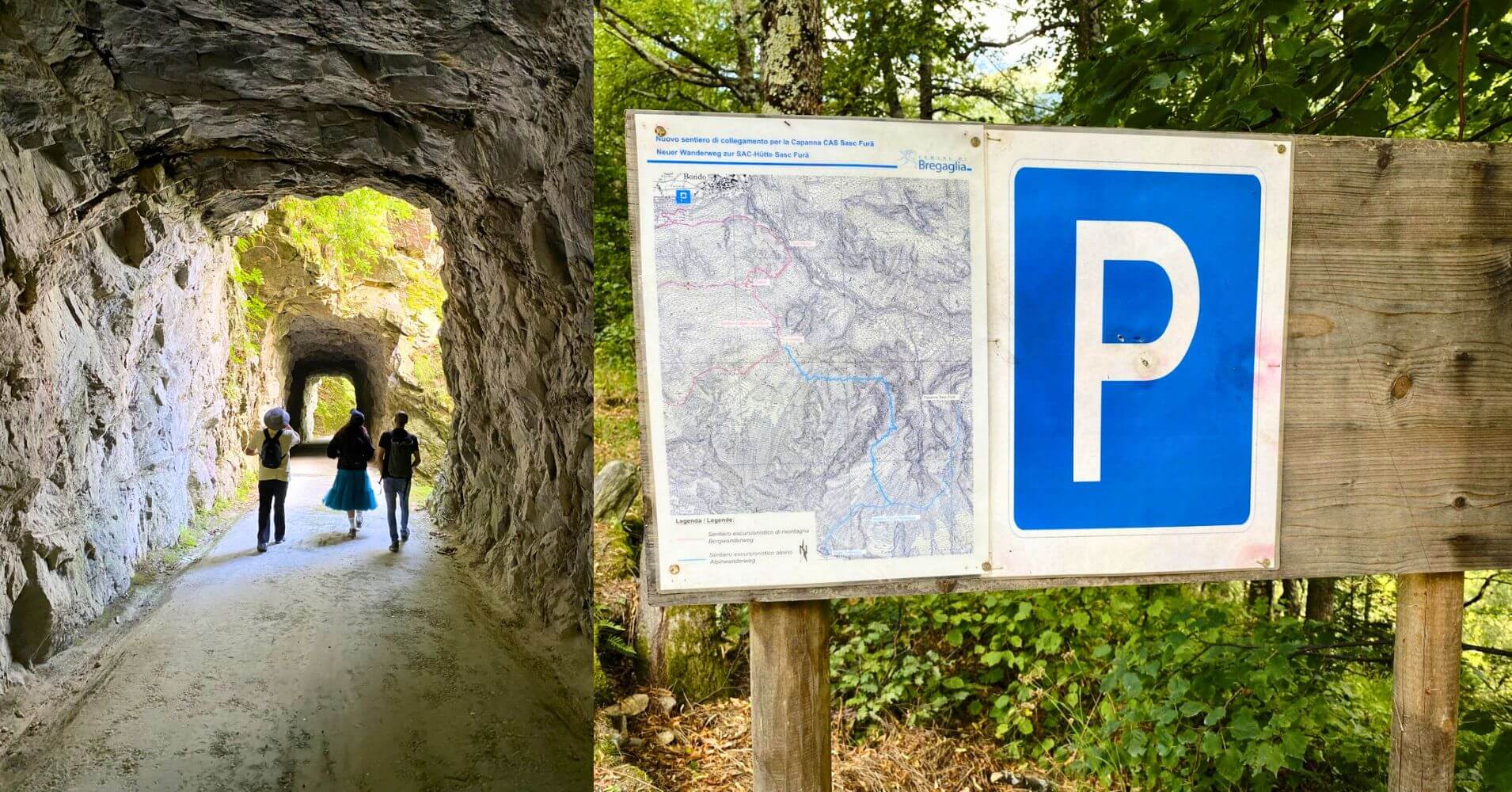 Inicio Ruta Cara Norte del Piz Badile. Valle Bondasca, Bondo. Suiza.