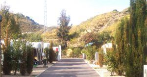 Instalaciones Camping Cueva Negra. Mojácar, Almería. Andalucía.