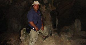 Interior de Cueva Colomera. Congost de Mont-Rebei. Lérida, Cataluña.