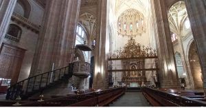 Interior de la Catedral de Segovia. Castilla y León.