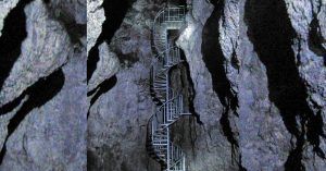 Interior de la Cueva de Vatnshellir. Parque Nacional Snaefells. Hellnar, Vesturland. Islandia.