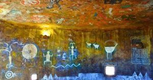 Interior de la Torre Vigía de los Indios Anasazi. Gran Cañón del Colorado. Arizona, Estados Unidos.