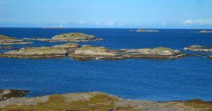 Islotes de la Atlantic Road. Carretera del Atlántico. Noruega.