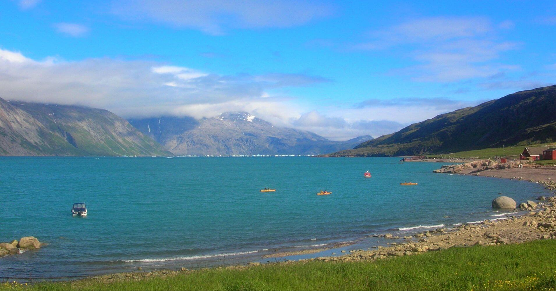 Kayak en Groenlandia. Dinamarca.