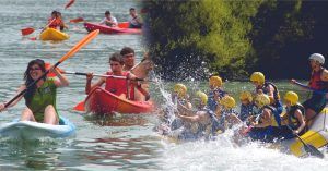 Kayak y Rafting en el Río Guadalquivir. Jaén, Andalucía.