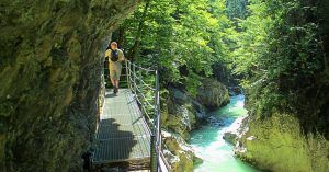 La Garganta de Tiefenbachklamm. Kramsach, Tirol. Austria.