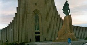 La Hallgrímskirkja, Catedral de Reyjkiavík. Islandia.