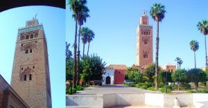 La Mezquita de la Koutoubia, Marrakech. Marruecos.