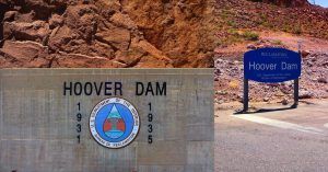 La Presa Hoover Dam. Arizona, Nevada. Río Colorado, Estados Unidos.