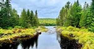 Lac Bouchard. Parque Nacional La Mauricie, Quebec. Canadá.