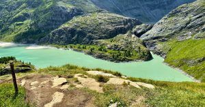 Lago Alpino Margaritzenspeicher. Grossglockner, Carintia. Austria.