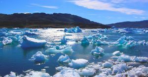 Lago de Iceberg, Groenlandia. Dinamarca.