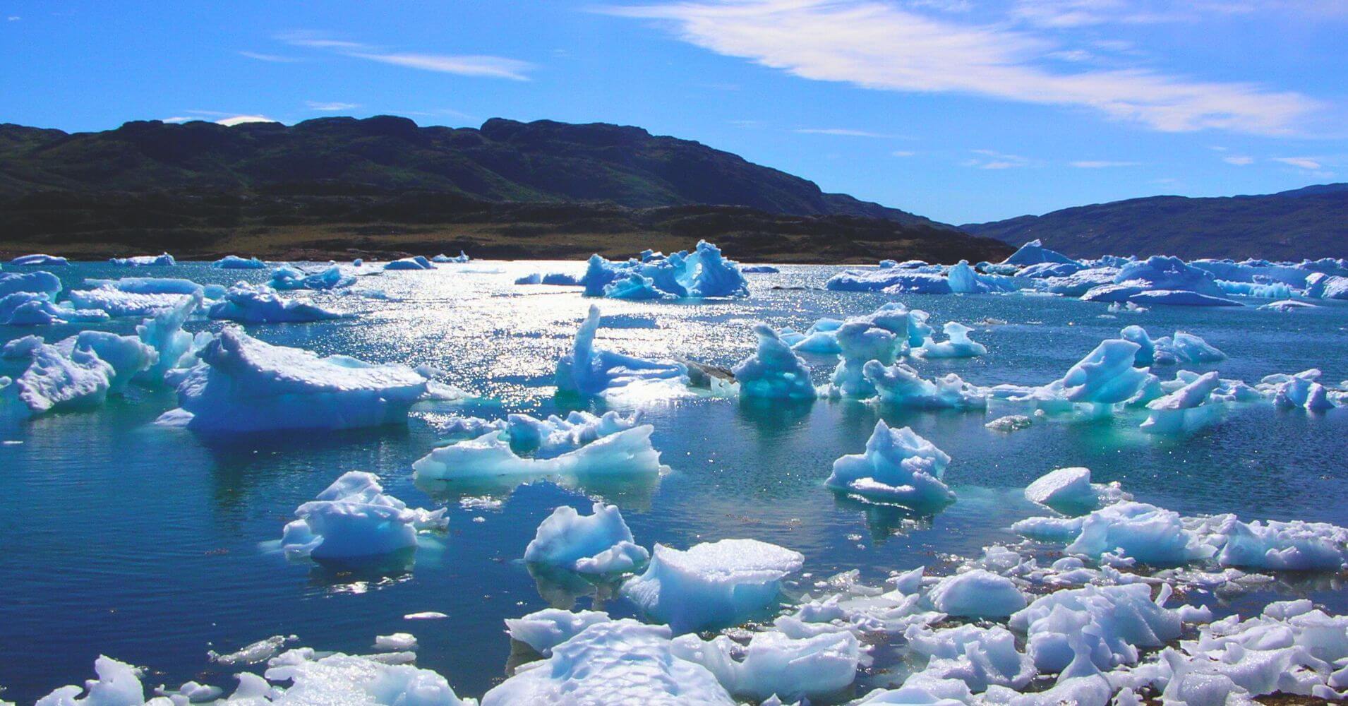 Lago de Iceberg, Groenlandia. Dinamarca.