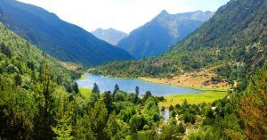 Lago de Llebreta. Parque Nacional de Aigües Tortes. Lérida, Cataluña.
