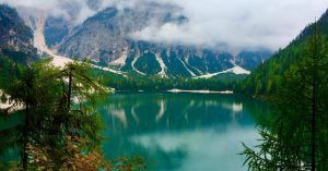 Lago di Braies. Belluno, Véneto. Italia.