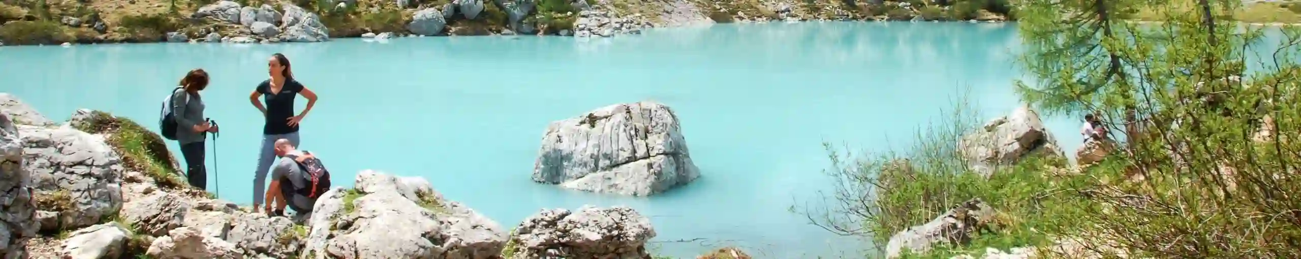 Lago di Sorapis. Cortina d' Ampezzo. Dolomitas, Belluno. Véneto. Italia.