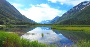 Lago Kenai. Alaska, Estados Unidos.