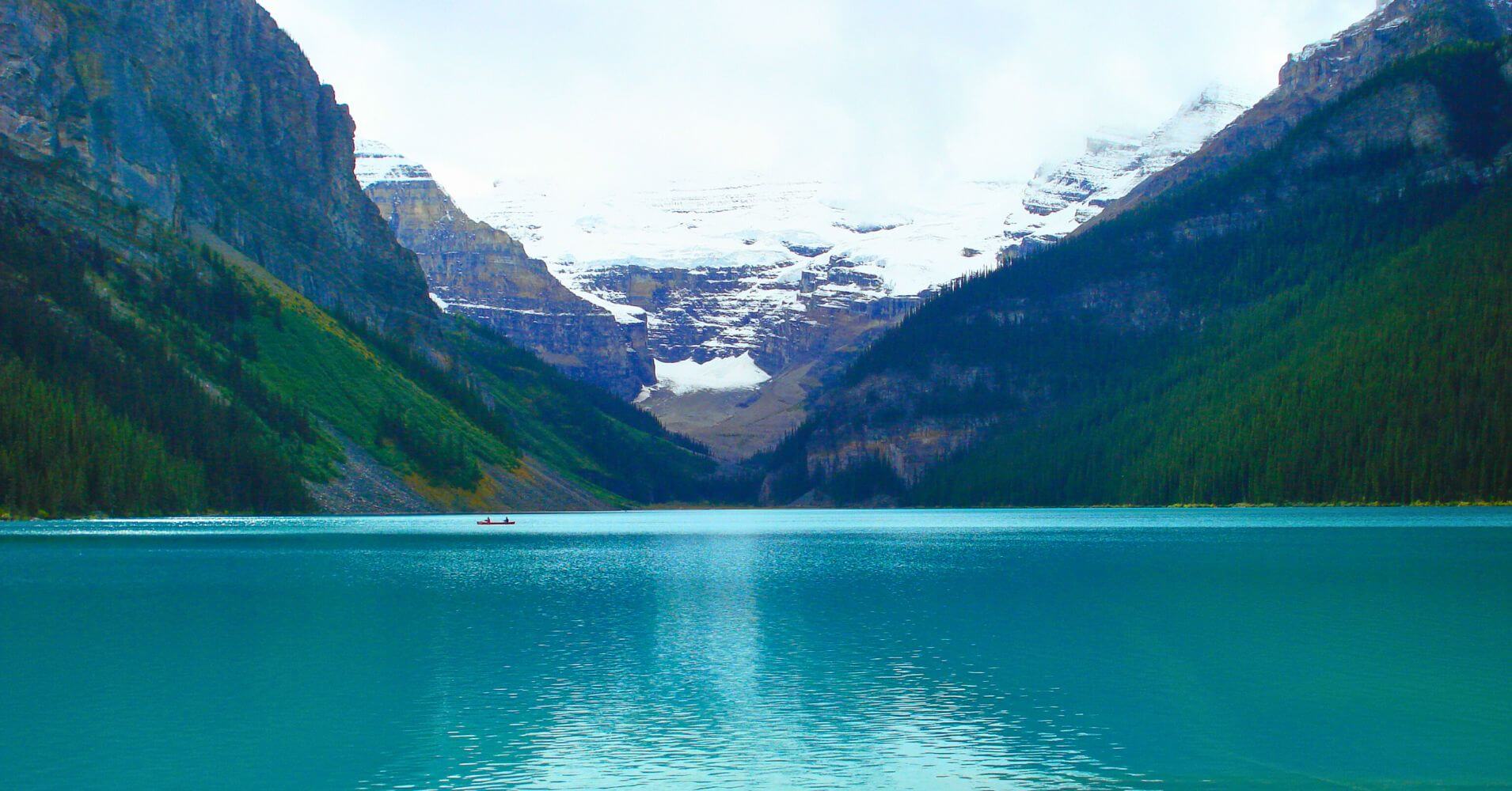 Lago Louise en el Parque Nacional de Banff. Alberta, Canadá.
