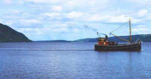 Lago Ness en Escocia. Reino Unido.