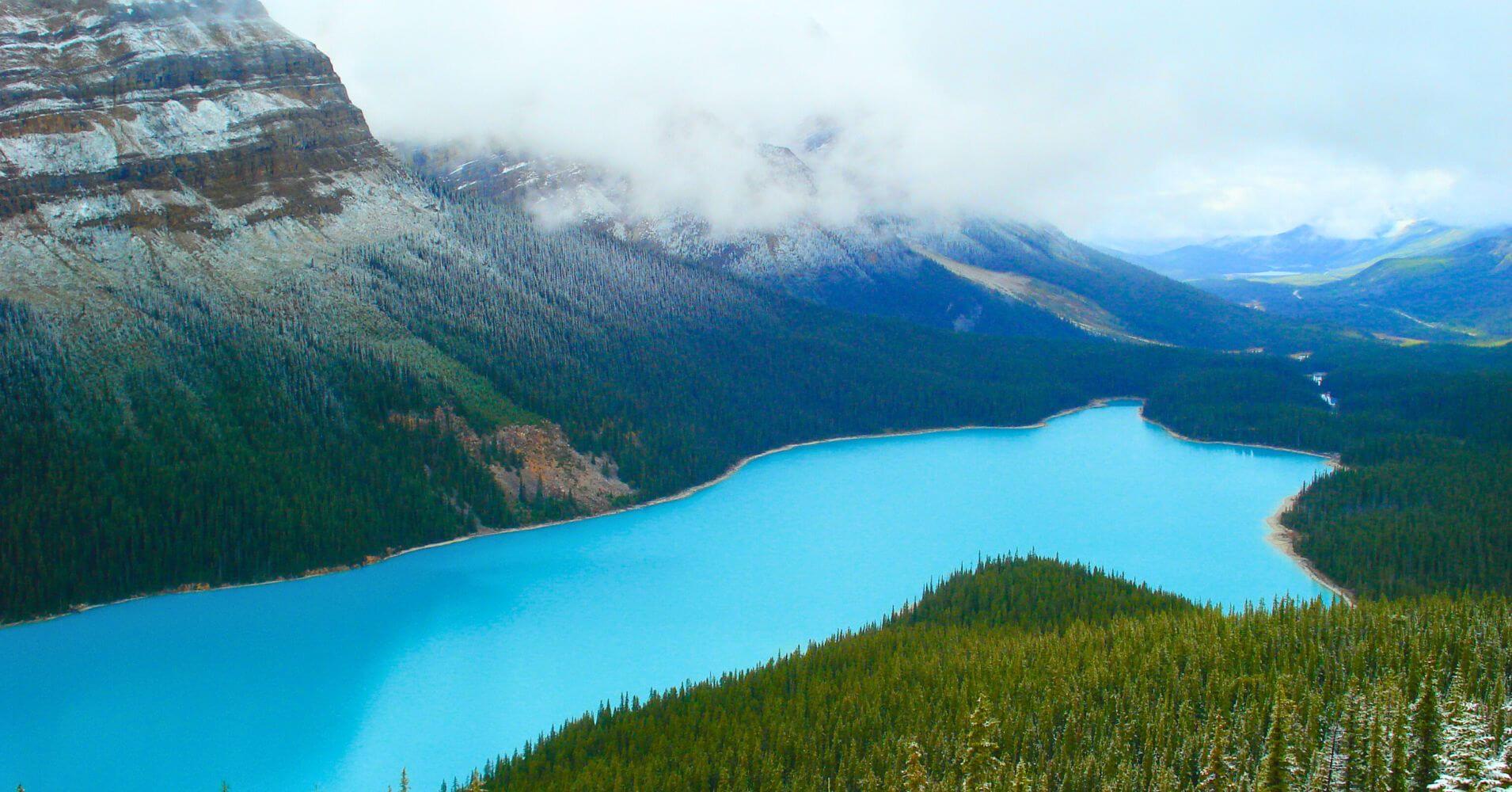 Lago Peyto. Parque Nacional de Banff, Alberta. Canadá.