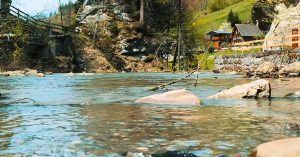 Lago Staufensee. Garganta de Rappenlochschlucht. Gütle, Volrarberg. Austria.