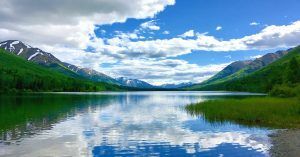 Lago Summit en Alaska, Estados Unidos.