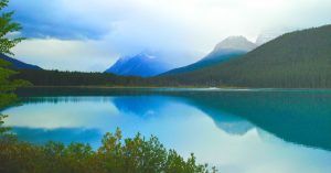 Lagos del Parque Nacional de Banff. Alberta, Canadá.
