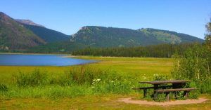 Lagos del Parque Nacional Grand Tetón. Jackson. Wyoming, Estados Unidos.