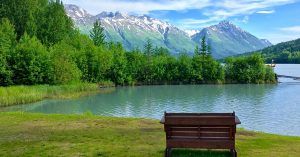 Lagos y Paisajes de Alaska. Estados Unidos.