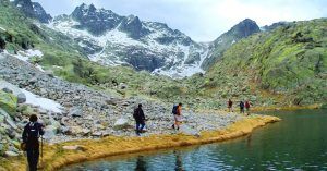 Laguna del Gutre. Circo de Cinco Lagunas. Gredos. Ávila. Castilla y León.