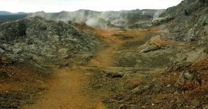 Leirhnjukur y el Lago Mývatn Norte de Islandia.