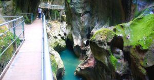 Les Gorges du Pont du Diable. La Vernaz. Alta Saboya. Auvernia-Ródano-Alpes.