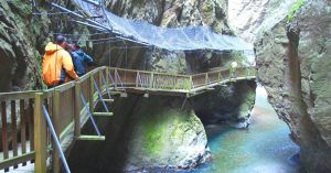 Les Gorges du Trient. Suiza. Valais.