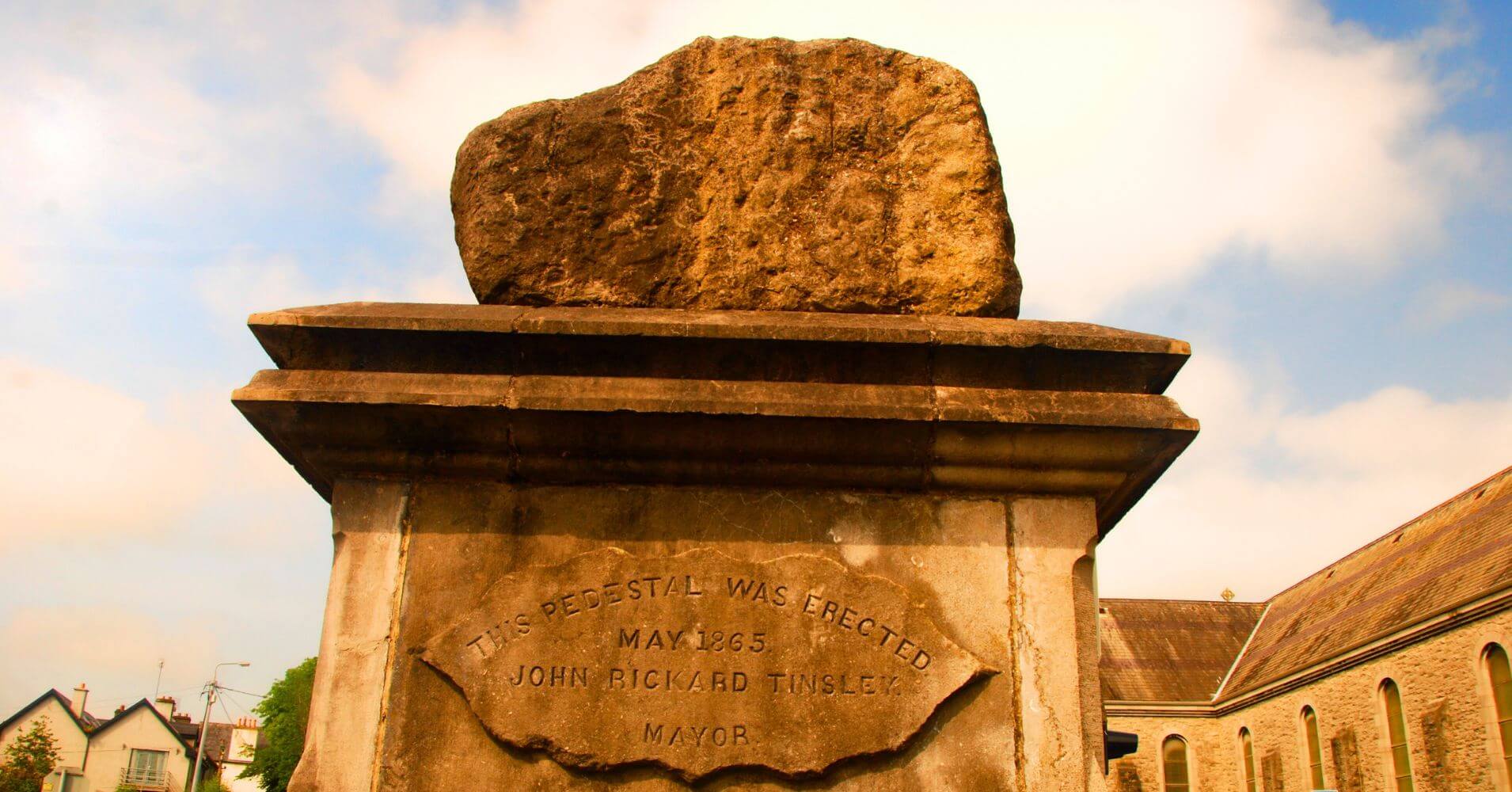 Limerick, Piedra del Tratado. Irlanda.